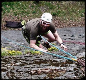 Rock climbing Ardennes