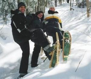 snowshoeing Belgian Ardennes